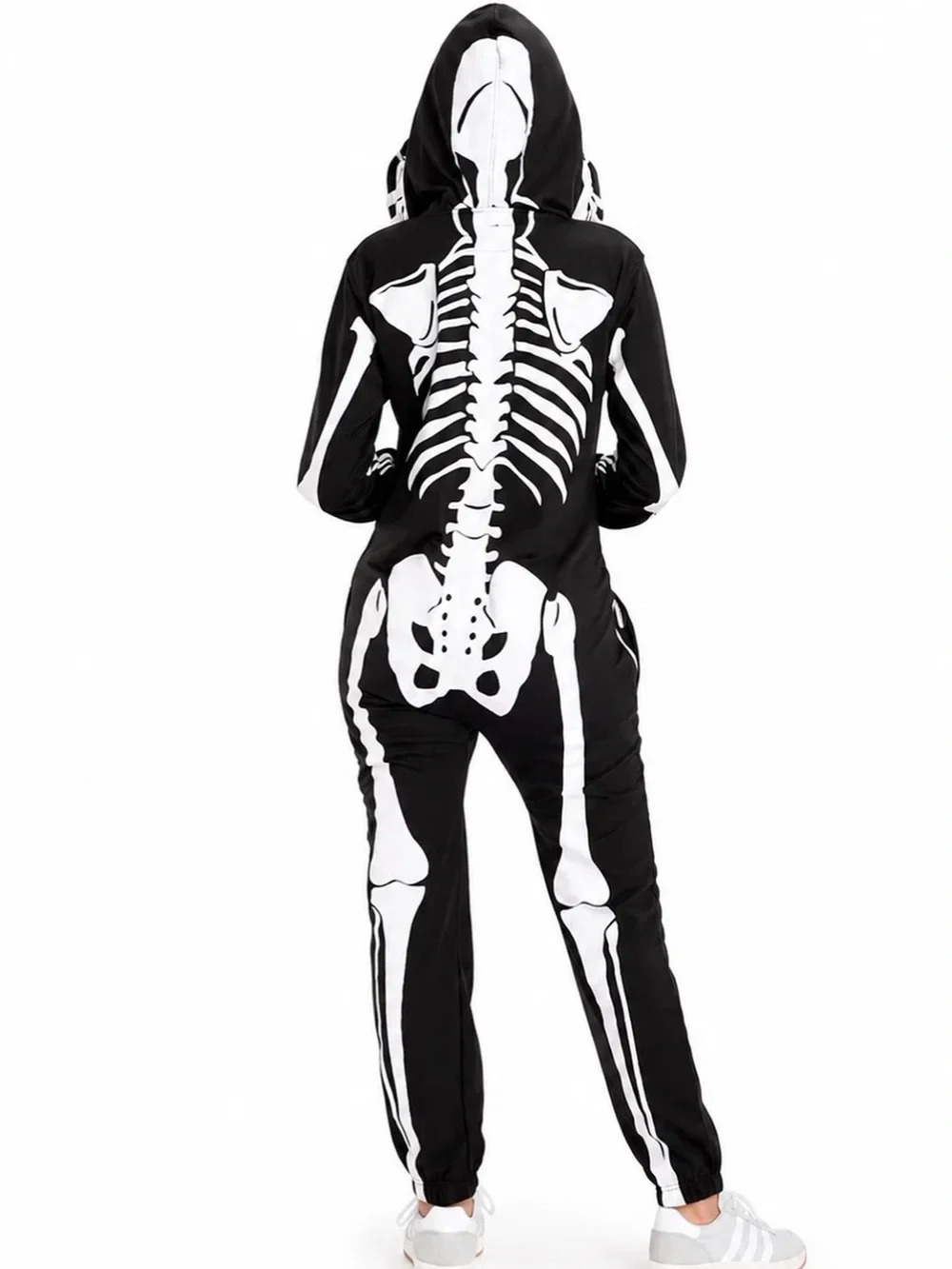 Tipsy Elves Women's Black Skeleton Onesie costume size small $80 retail